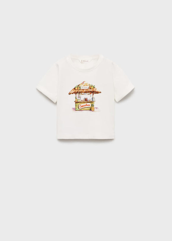 MANGO SEMPRE 17051166-02 MANGO KIDS BABY GIRL T-SHIRT SHORT SLEEVE