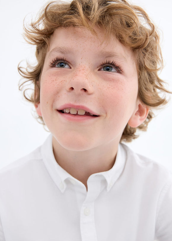 MANGO OXFORD 17051517-01 MANGO KIDS BOY SHIRT LONG SLEEVE