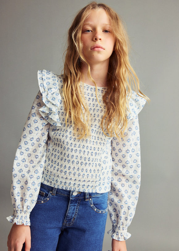 MANGO MACA 17055152-05 MANGO KIDS GIRL BLOUSE