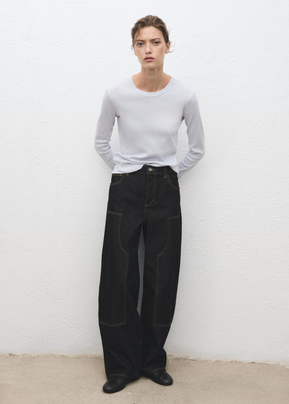 MANGO ENI 17055814-50 MANGO WOMEN T-SHIRT LONG SLEEVE