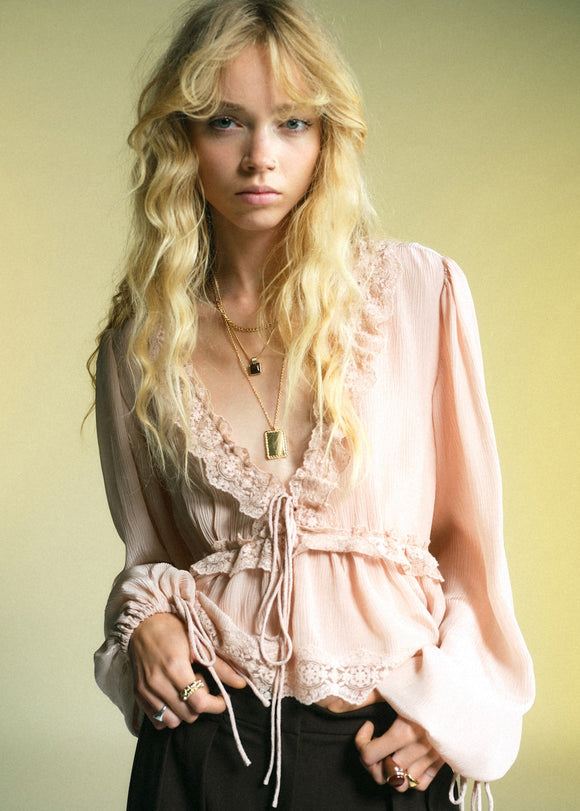 MANGO GLICINE 17057808-83 MANGO WOMEN BLOUSE