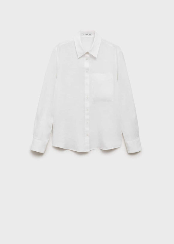 MANGO LINO 17061144-02 MANGO WOMEN SHIRT LONG SLEEVE