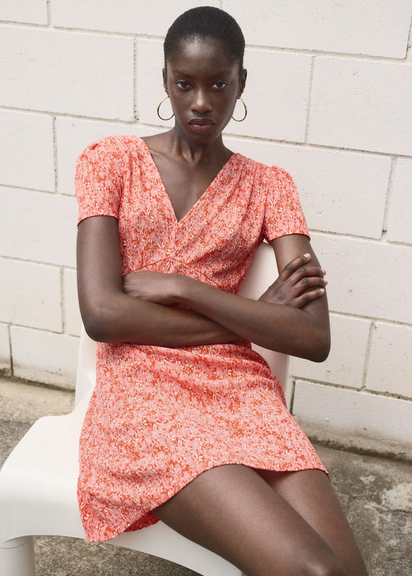 MANGO POMI 17061184-87 MANGO WOMEN DRESS KNEE LENGTH