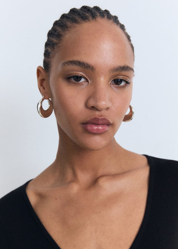 MANGO FORADADA 17061217-99 MANGO WOMEN DRESS KNEE LENGTH