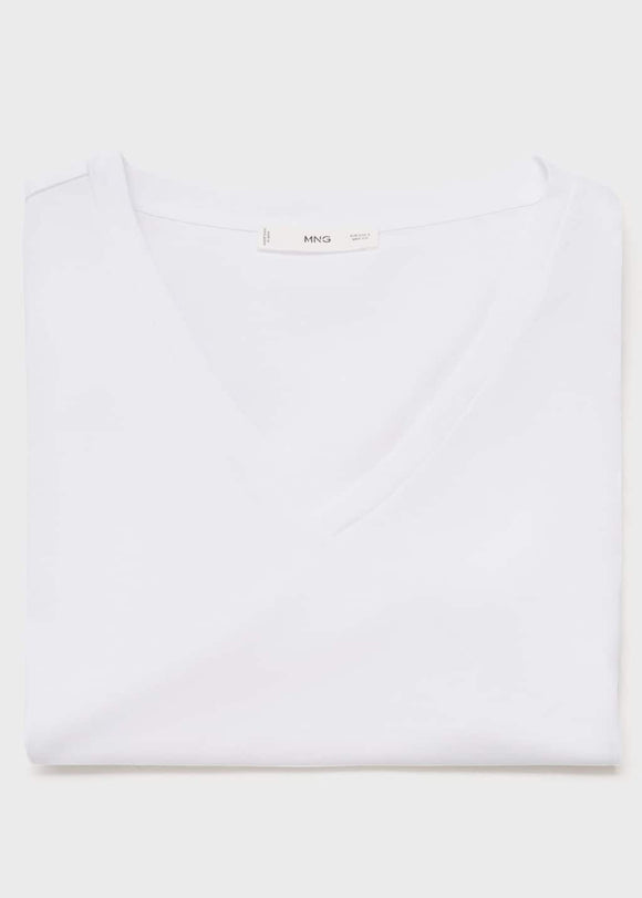MANGO CHALSPIC 17061516-01 MANGO WOMEN T-SHIRT SHORT SLEEVE