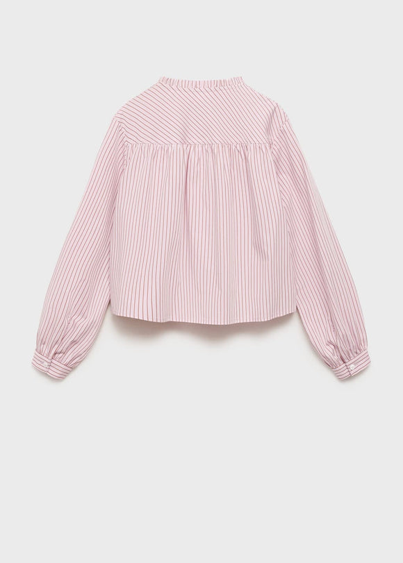 MANGO BECK 17063283-85 MANGO KIDS GIRL SHIRT LONG SLEEVE