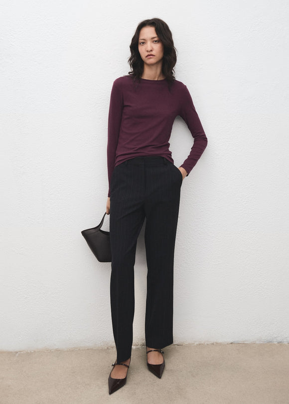 MANGO SECONDCA 17065813-78 MANGO WOMEN T-SHIRT LONG SLEEVE