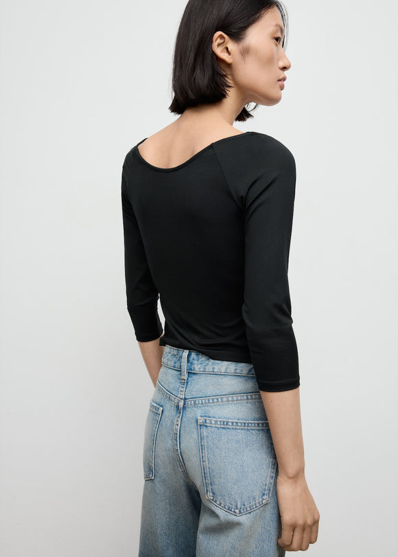 MANGO LLOPI 17065820-99 MANGO WOMEN T-SHIRT LONG SLEEVE