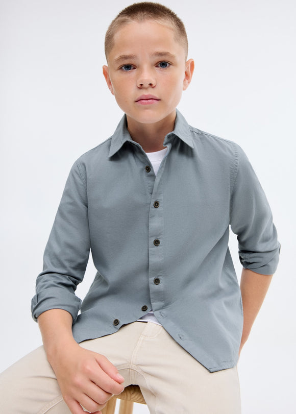 MANGO POL 17066732-46 MANGO KIDS BOY SHIRT LONG SLEEVE