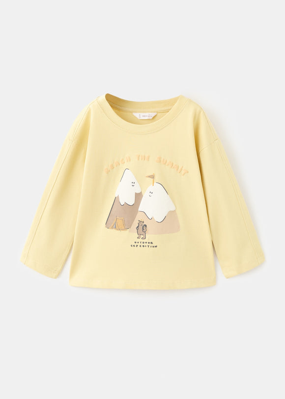 MANGO REACH 17067779-11 MANGO KIDS BABY BOY T-SHIRT LONG SLEEVE