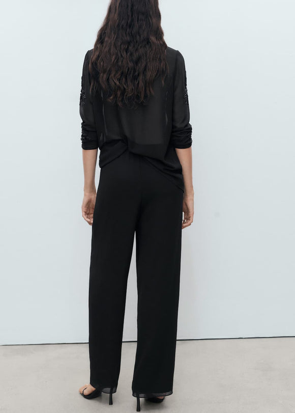 MANGO FLORA-A 17071122-99 MANGO WOMEN TROUSER