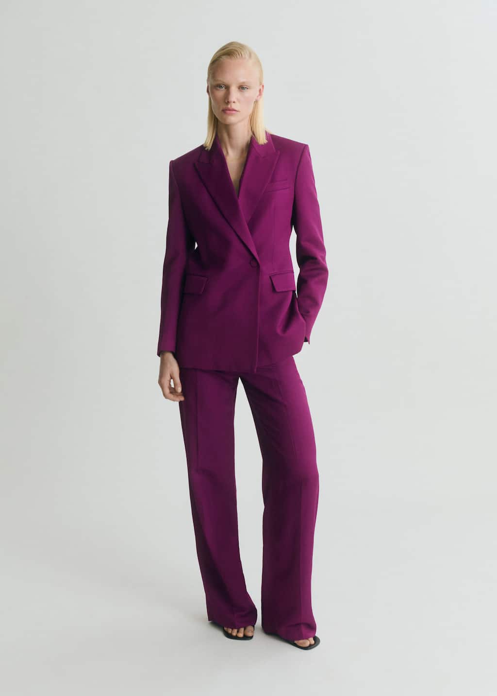 合馬公式アカウント1専用バーバリー ladies coat MANGO WOMEN ANNA BLAZER 7071264-88 AND TROUSER 17021267-88