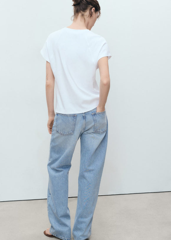 MANGO SEVILLA 17071283-01 MANGO WOMEN T-SHIRT SHORT SLEEVE