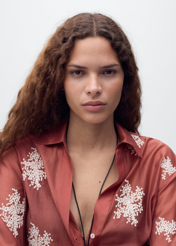 MANGO FLORA 17071284-79 MANGO WOMEN SHIRT LONG SLEEVE