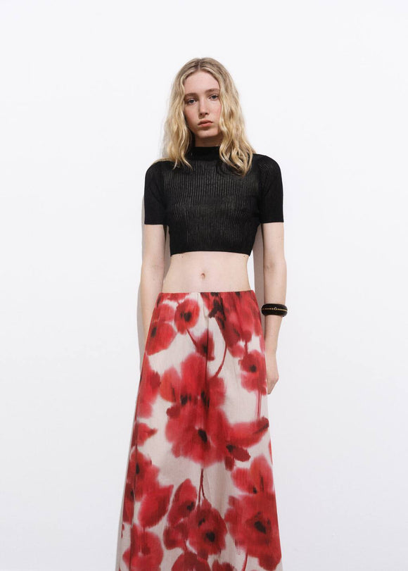 MANGO AQUARE 17071285-05 MANGO WOMEN SKIRT