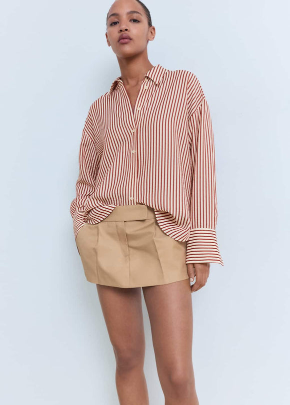 MANGO SAL 17072549-28 MANGO WOMEN SHIRT LONG SLEEVE