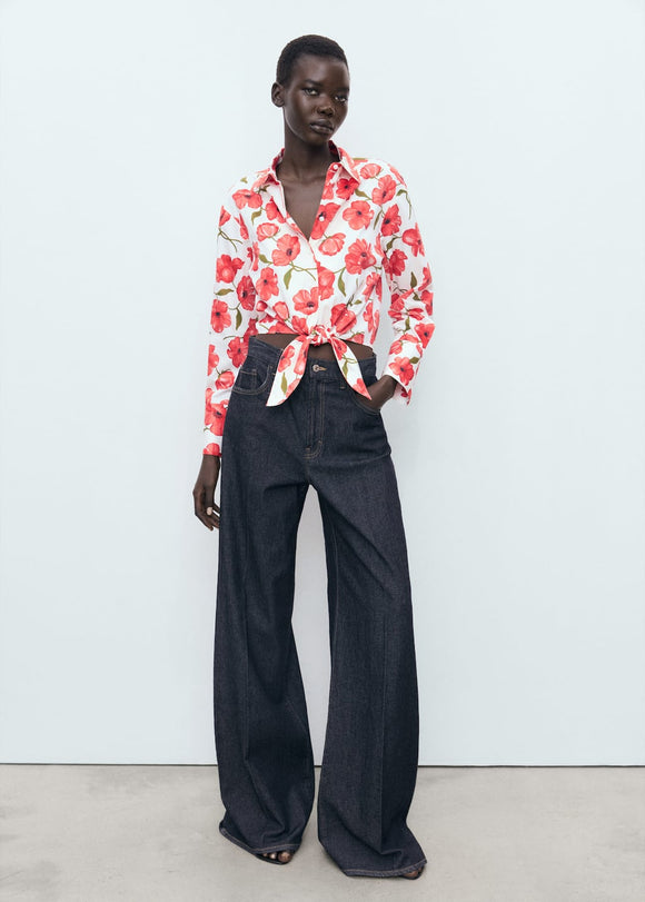 MANGO POLA 17072897-02 MANGO WOMEN SHIRT LONG SLEEVE