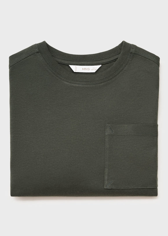 MANGO BASICA1 17072908-49 MANGO KIDS BOY T-SHIRT LONG SLEEVE