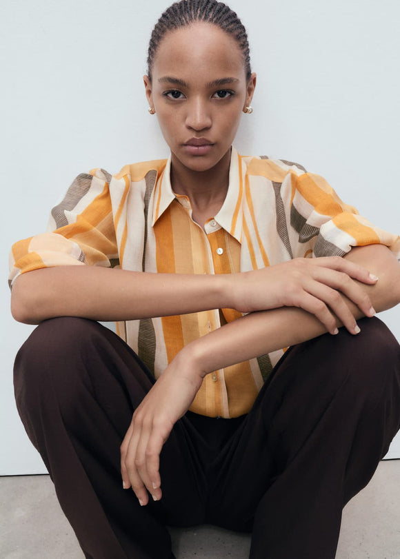 MANGO SALO 17072923-02 MANGO WOMEN SHIRT LONG SLEEVE