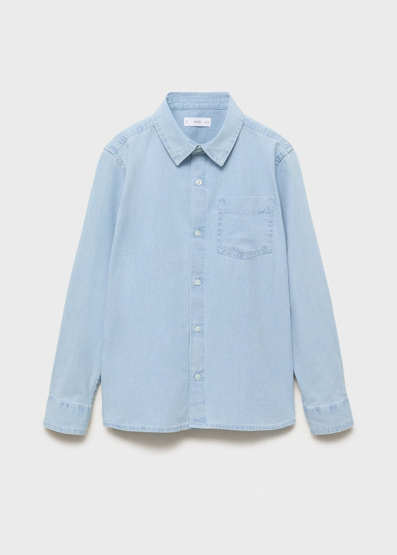 MANGO JOAN 17073275-TC MANGO KIDS BOY SHIRT LONG SLEEVE