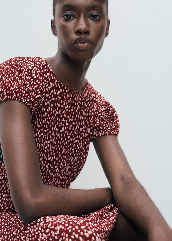 MANGO POMELO 17073793-78 MANGO WOMEN DRESS FULL LENGTH