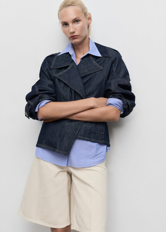 MANGO MAR 17074118-TS MANGO WOMEN TRENCH COAT