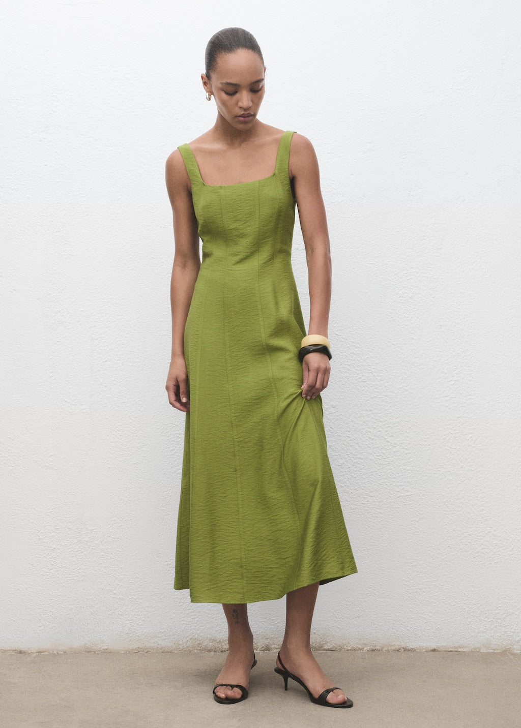 mango midi dress MANGO ROBERTS 17074788-43 MANGO WOMEN DRESS FULL LENGTH