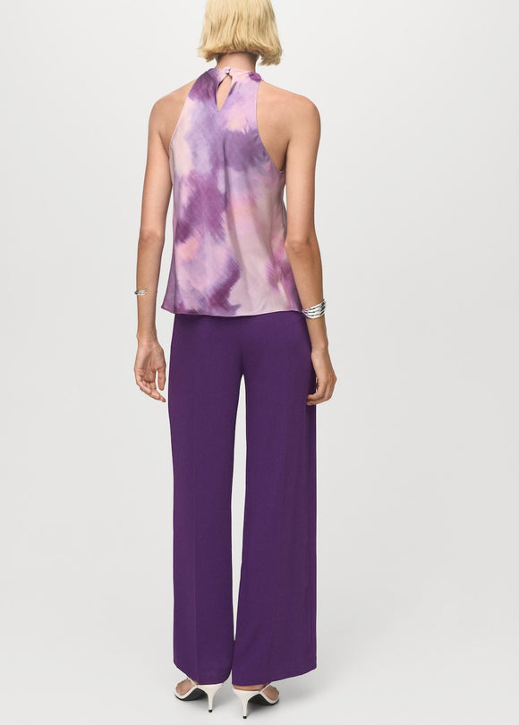 MANGO PURPLE-X 17075999-65 MANGO WOMEN TROUSER