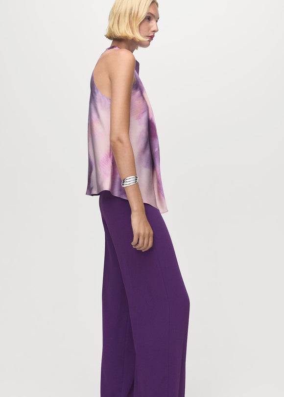 MANGO PURPLE-X 17075999-65 MANGO WOMEN TROUSER