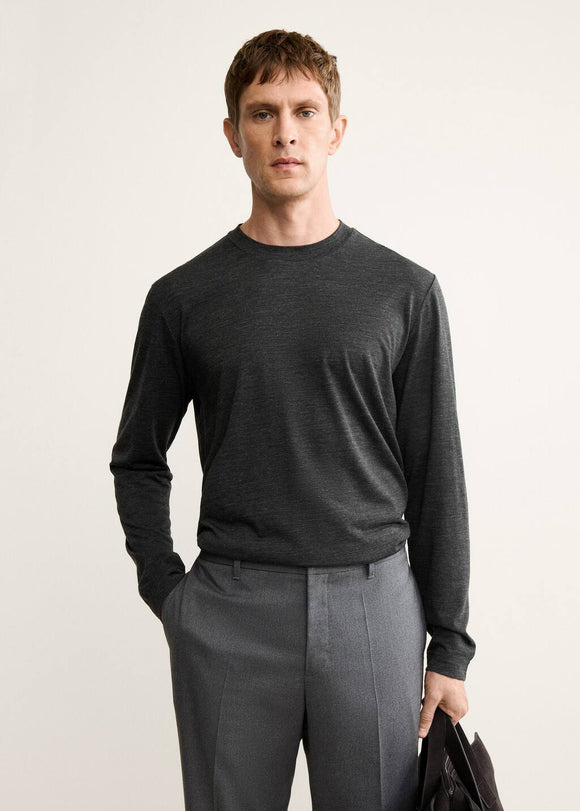 MANGO CASTELL 17077897-96 MANGO MAN T-SHIRT LONG SLEEVE