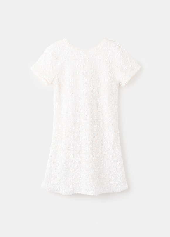 MANGO BLANCA 17079095-02 MANGO KIDS GIRL DRESS