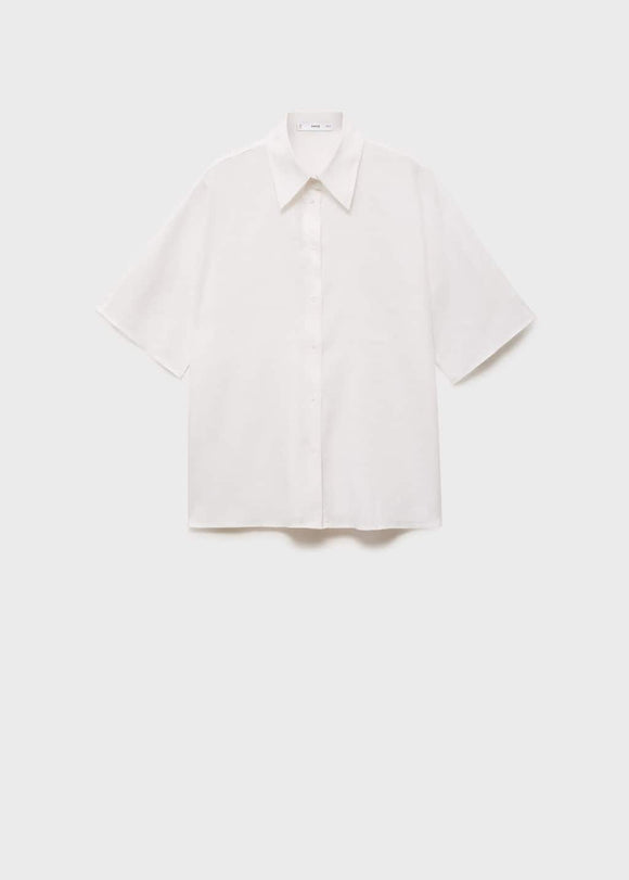 MANGO PAI 17081133-02 MANGO WOMEN SHIRT SHORT SLEEVE