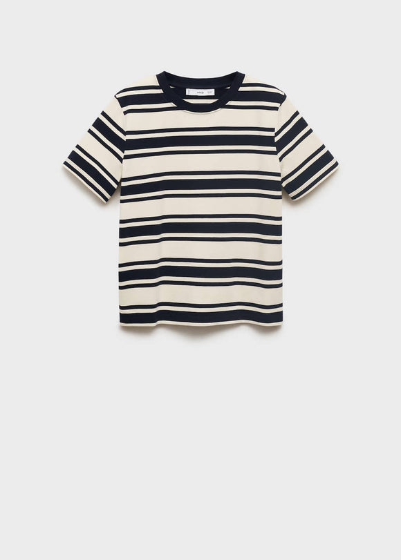 MANGO CONTRI-H 17081173-05 MANGO WOMEN T-SHIRT SHORT SLEEVE