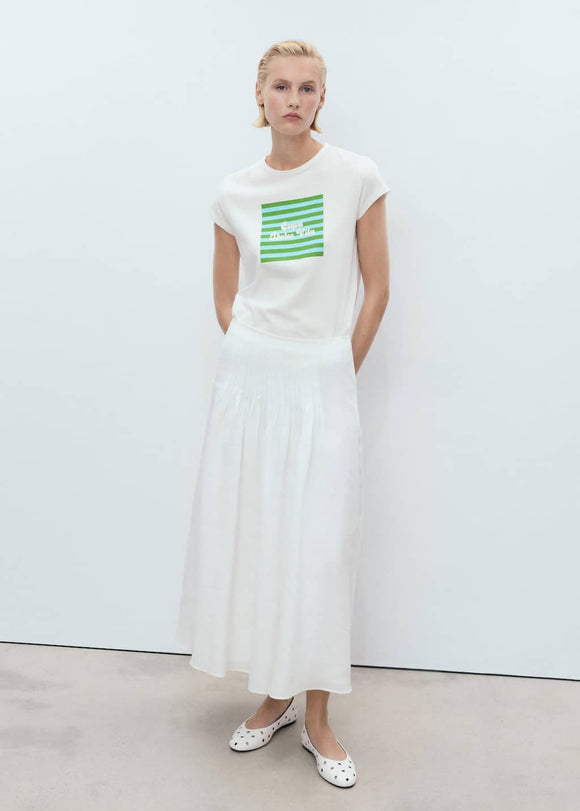 MANGO ILLUSTRA 17081216-40 MANGO WOMEN T-SHIRT SHORT SLEEVE