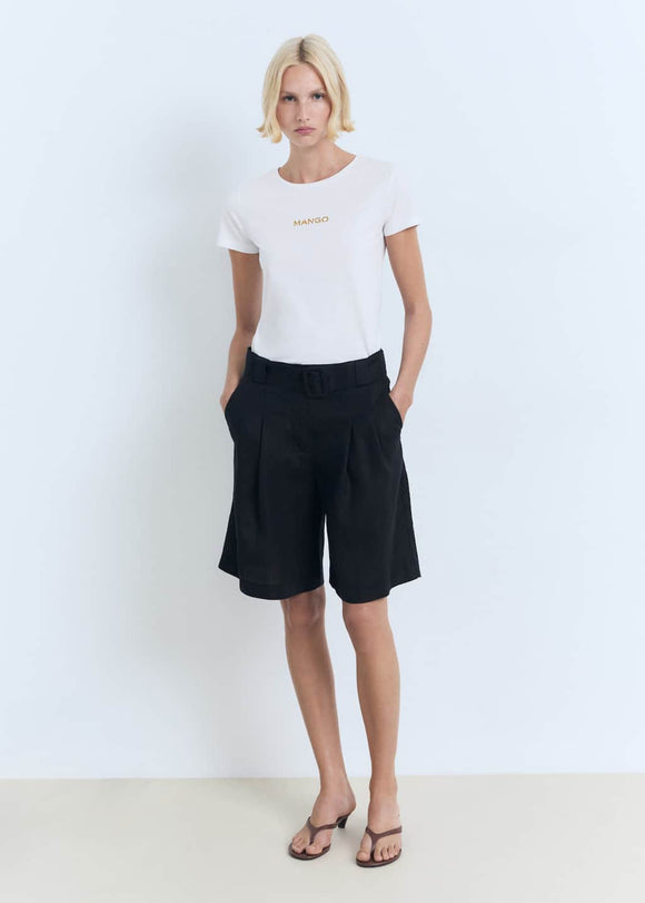 MANGO MANGOLOG-H 17081238-01 MANGO WOMEN T-SHIRT SHORT SLEEVE