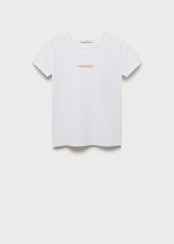 MANGO MANGOLOG-H 17081238-01 MANGO WOMEN T-SHIRT SHORT SLEEVE