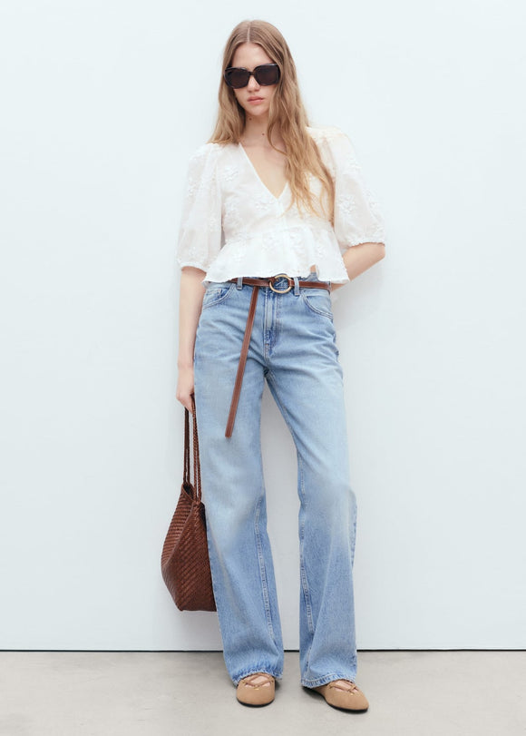 MANGO SWIRLY 17081285-02 MANGO WOMEN BLOUSE