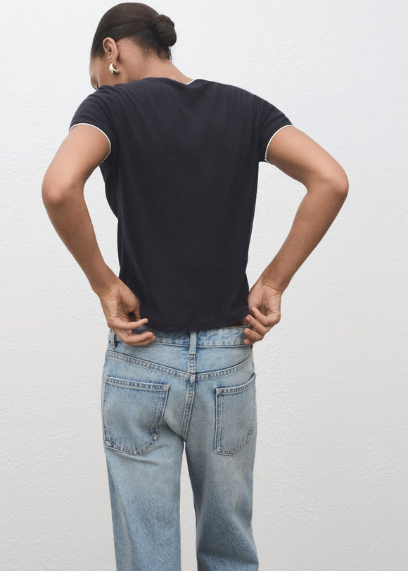 MANGO JANE 17084093-56 MANGO WOMEN T-SHIRT SHORT SLEEVE