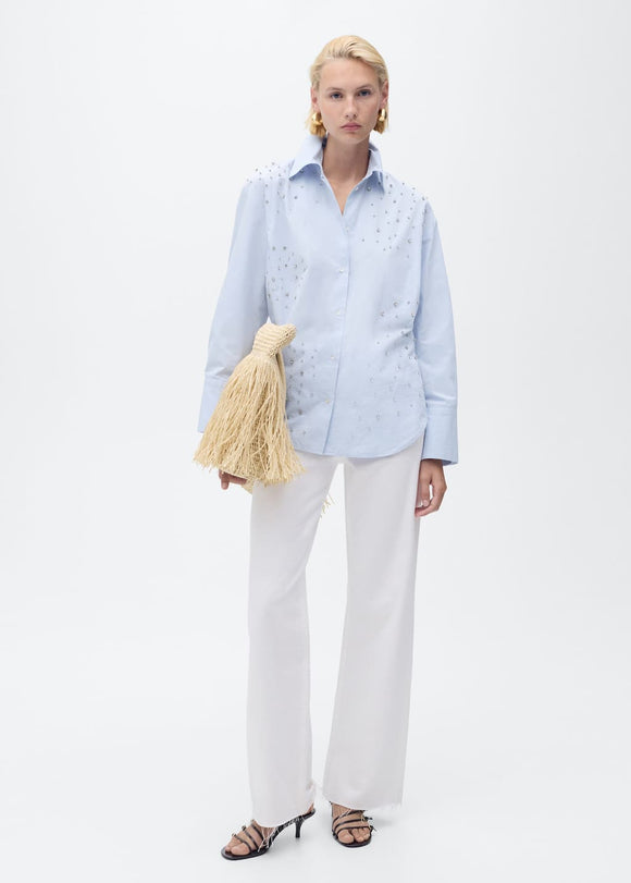 MANGO DIAMOND-A 17084100-52 MANGO WOMEN SHIRT LONG SLEEVE