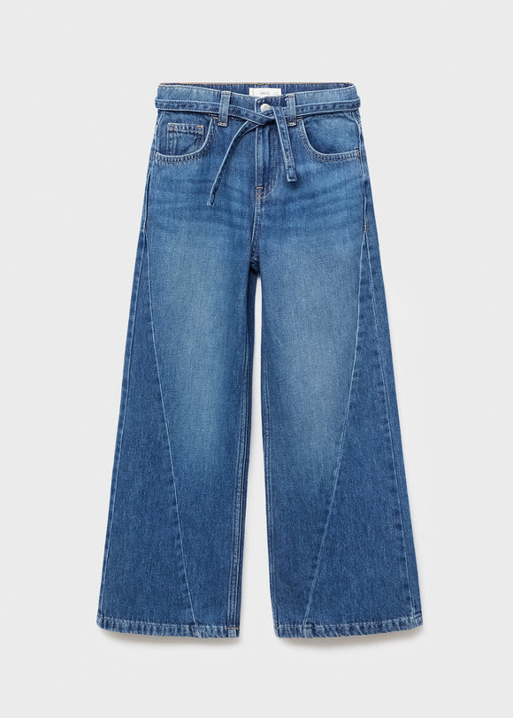 MANGO BELTED 17085156-TO MANGO KIDS GIRL JEANS