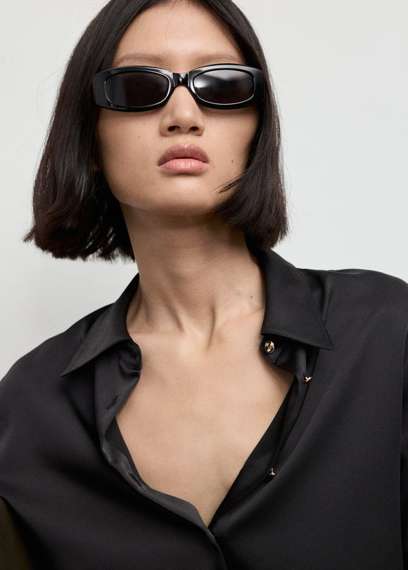 MANGO IDEALE 17085800-99 MANGO WOMEN SHIRT LONG SLEEVE