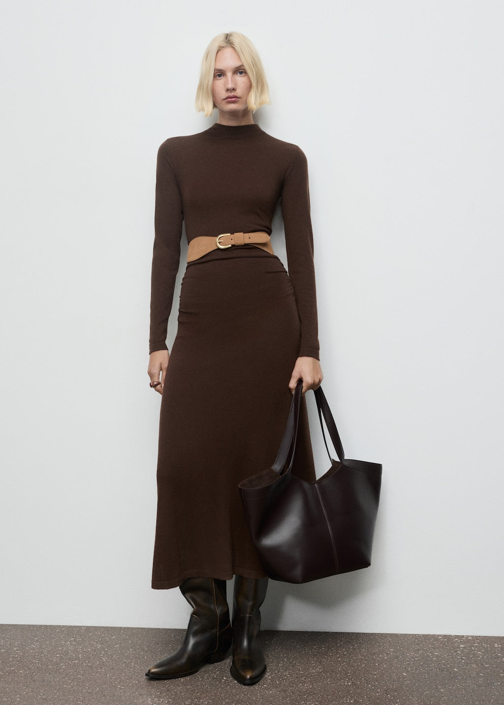 MANGO BRAT 17087799-32 MANGO WOMEN DRESS FULL LENGTH