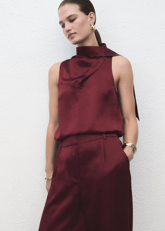 MANGO BRICK 17087806-79 MANGO WOMEN TROUSER