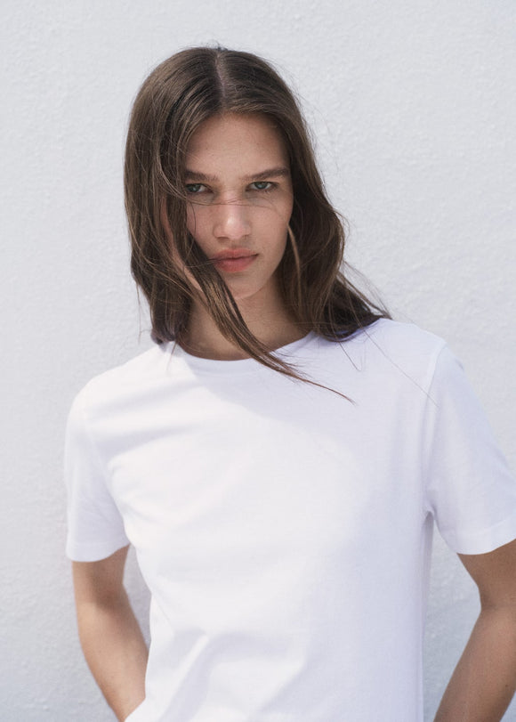 MANGO CHALS 17091515-01 MANGO WOMEN T-SHIRT SHORT SLEEVE