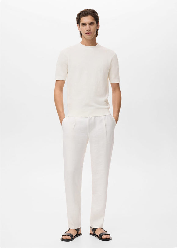 MANGO FLUID 17092904-02 MANGO MAN T-SHIRT SHORT SLEEVE