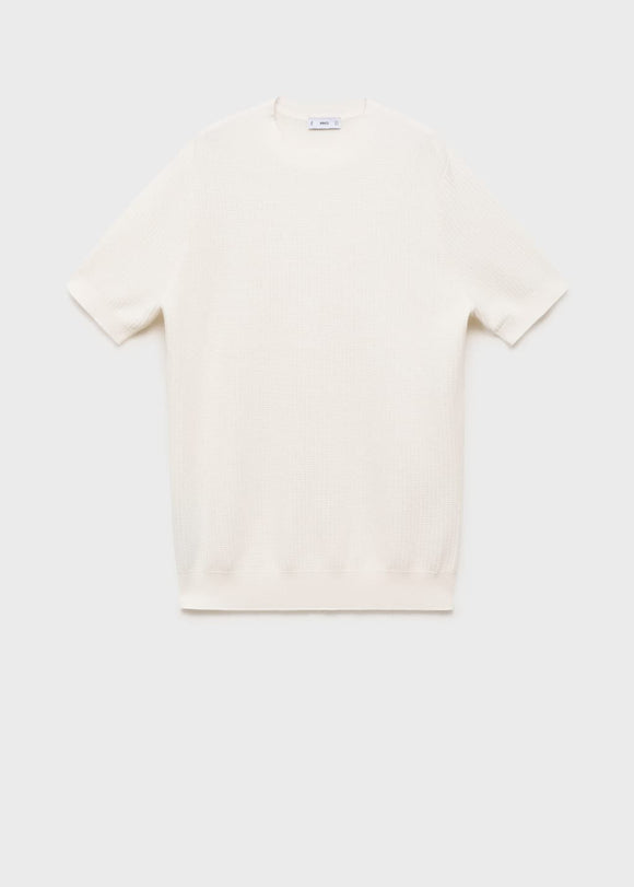 MANGO FLUID 17092904-02 MANGO MAN T-SHIRT SHORT SLEEVE