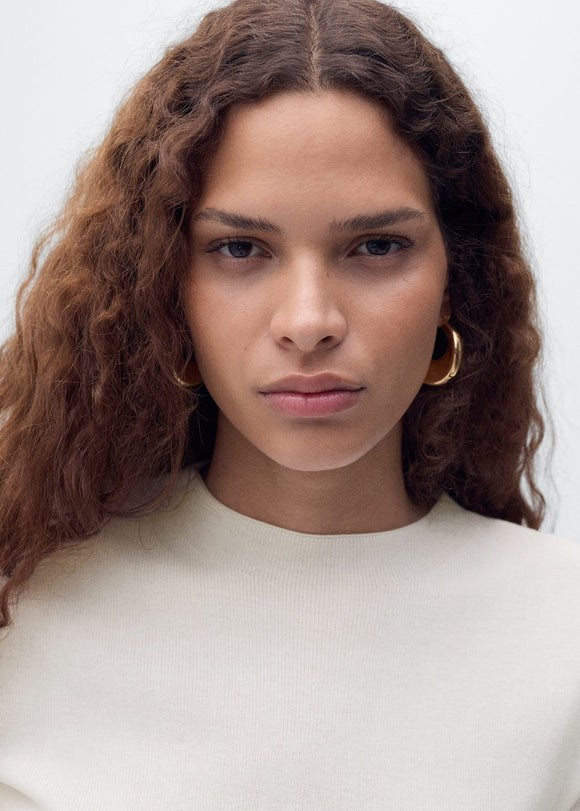 MANGO CAMEL 17092907-01 MANGO WOMEN SWEATER