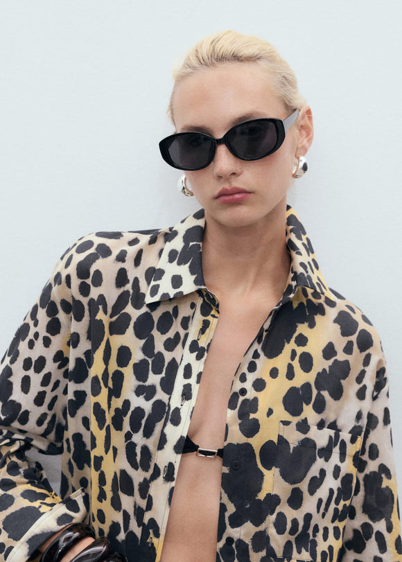 MANGO GINA 17093325-99 MANGO WOMEN SHIRT LONG SLEEVE