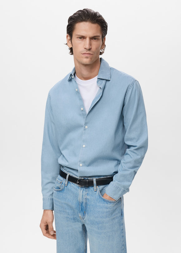 MANGO CHAMBRE 17095149-TC MANGO MAN SHIRT LONG SLEEVE