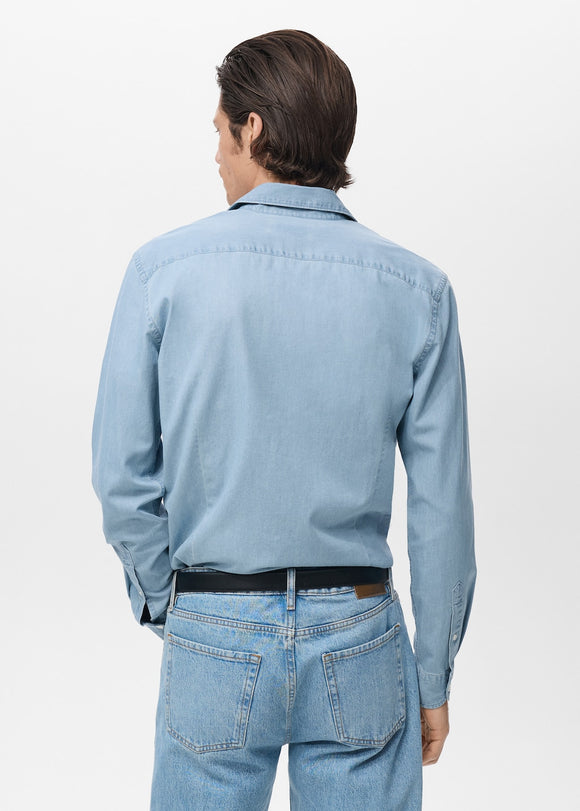 MANGO CHAMBRE 17095149-TC MANGO MAN SHIRT LONG SLEEVE